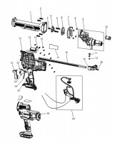 Stanley SFMCE600B Type 1 CAULK GUN Spare Parts